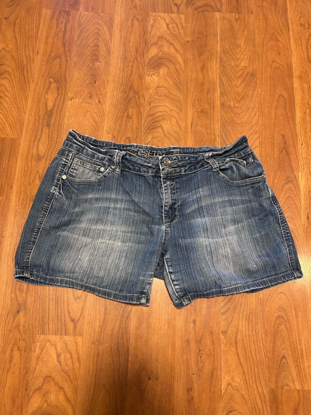 Cest-toi Denim Women's Jean Shorts - Blue 2XL